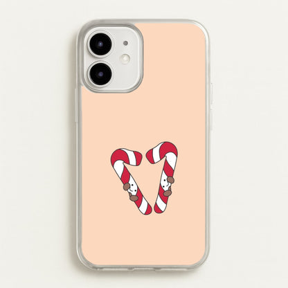 Christmas Candycane Plushies iPhone 12 Mini Case