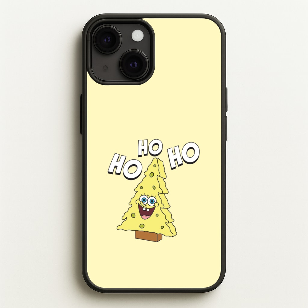Christmas Tree Cartoon Sponge iPhone 13 Case