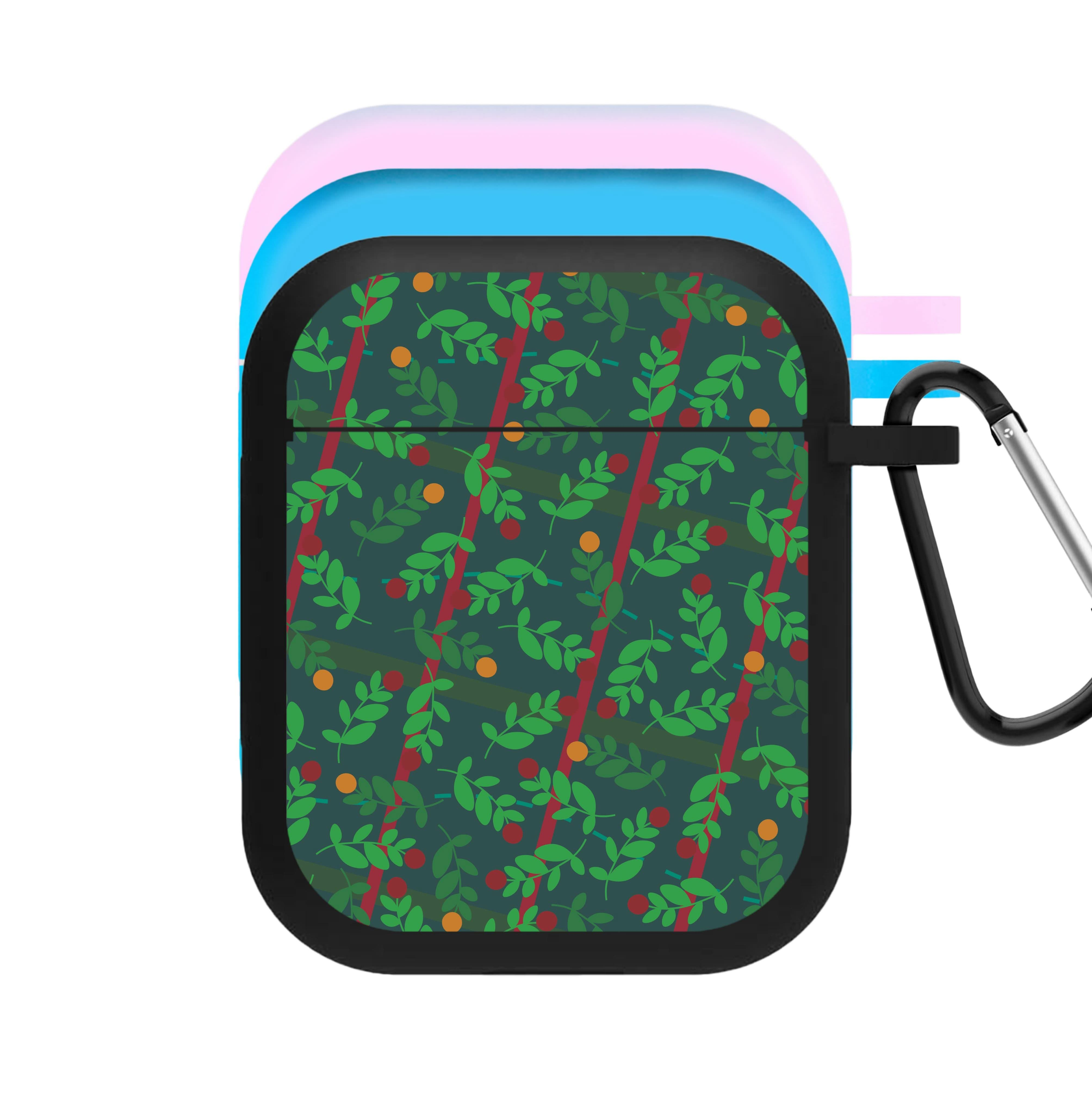 Mistletoe Pattern AirPods Case