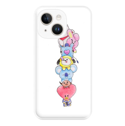 K-Pop Band BT21 Drawing Phone Case