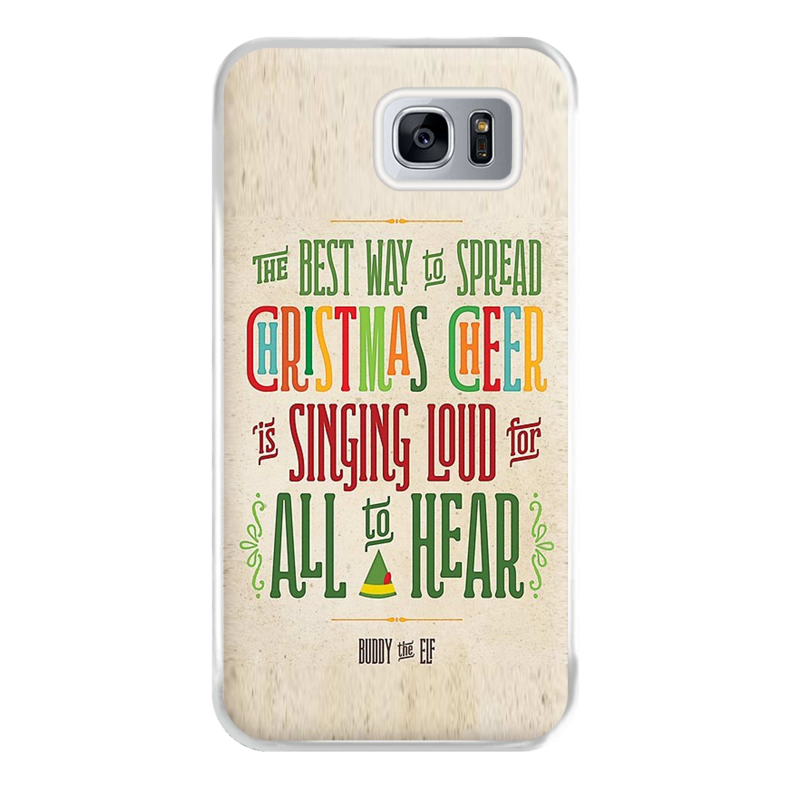 The Best Way To Spead Christmas Cheer - Elf Phone Case