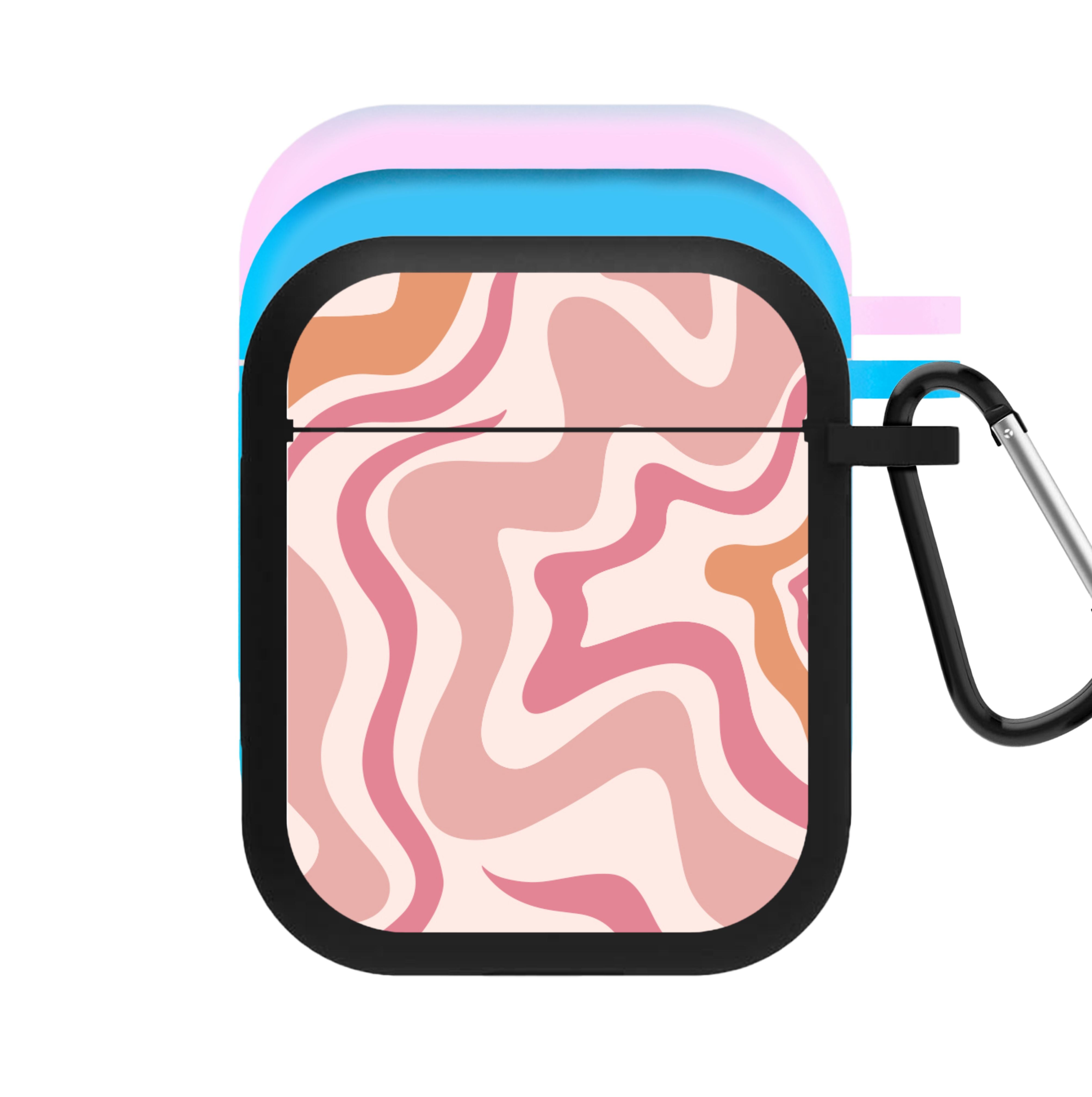 Pink Waves AirPods Case