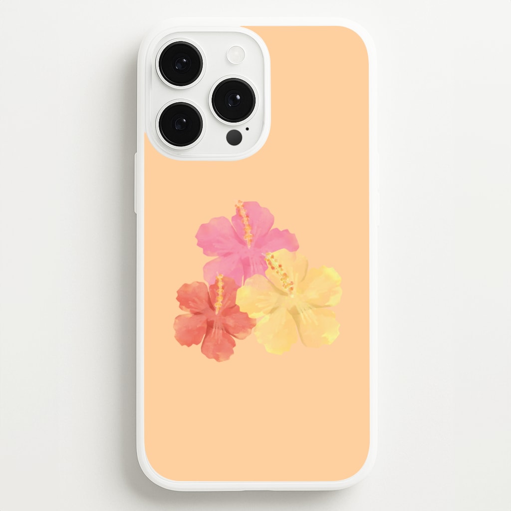 Hibiscus Sunset iPhone 13 Pro Case