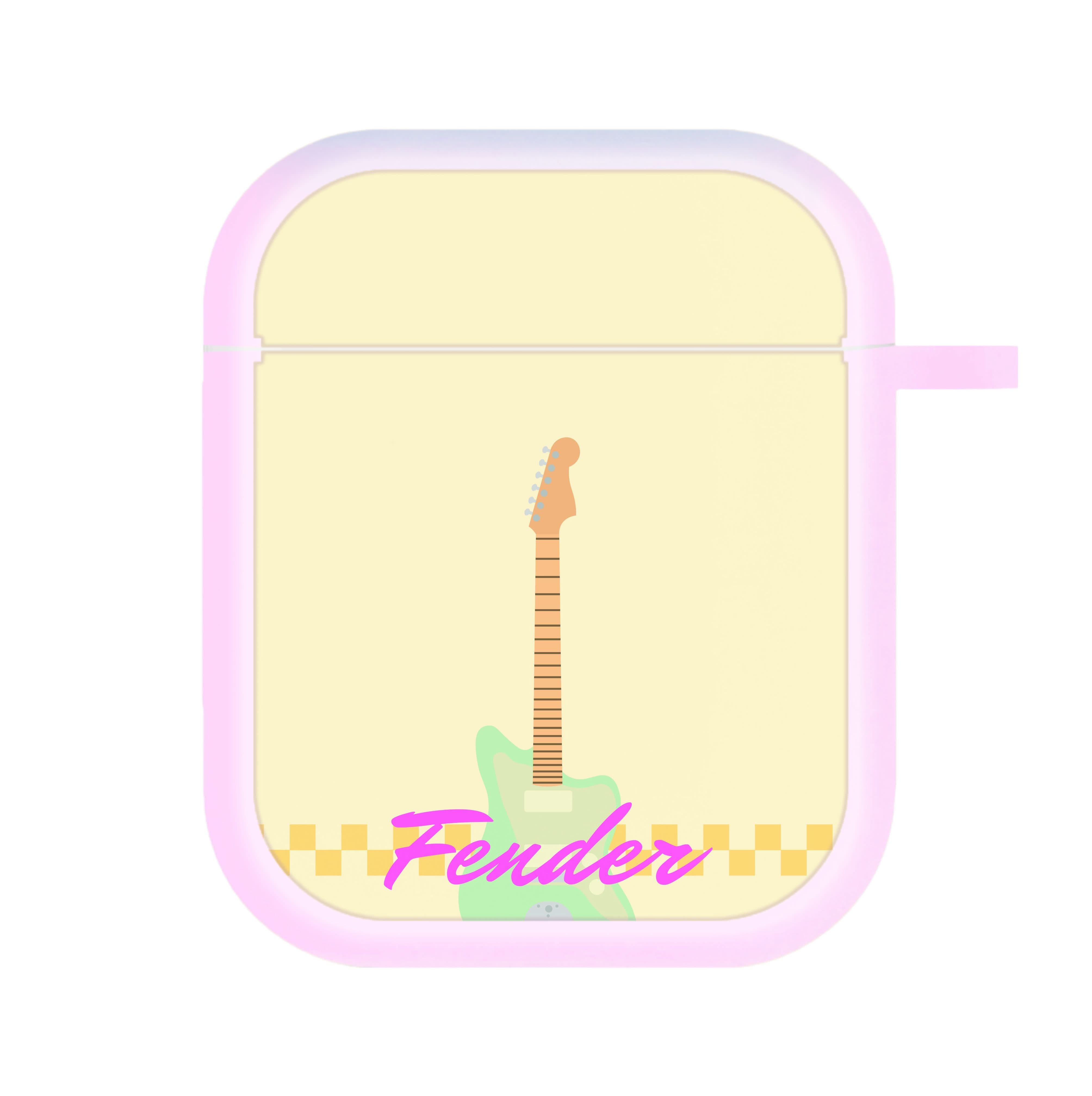 Blue Guitar Fender AirPods Case