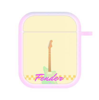Blue Guitar Fender AirPods Case