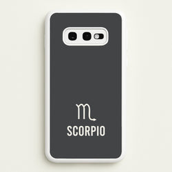 Scorpio Pastel Zodiac Galaxy S10e Case
