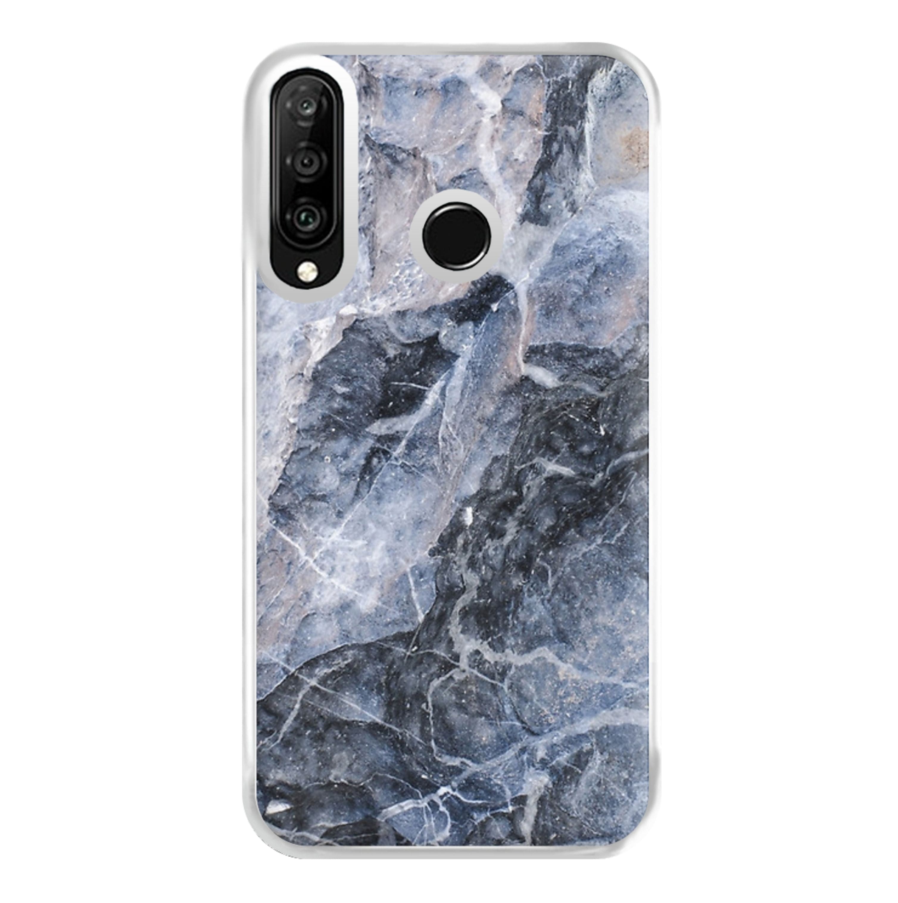 Grey and White Marble Phone Case