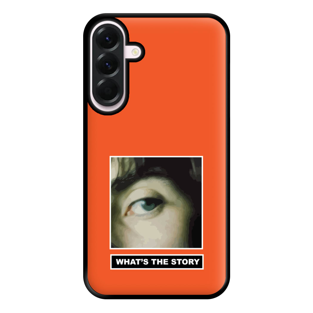 What's The Story Orange Galaxy A36 Case