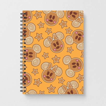 Cartoon Mouse Gingerbread Pattern Notebook