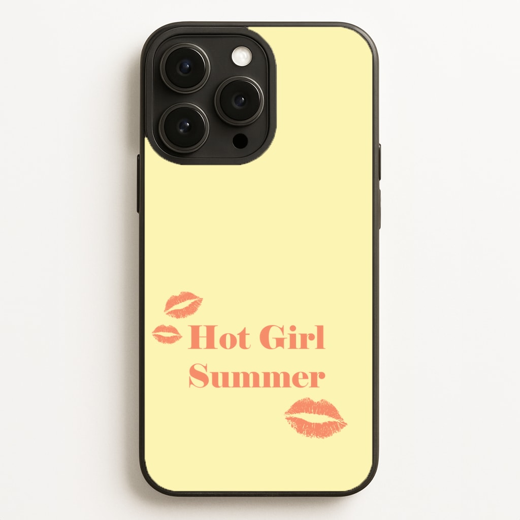 Hot Girl Summer Kisses Phone Case for iPhone, Samsung Galaxy and Google Pixel