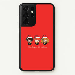 Wizards With Christmas Hats Galaxy S21 Ultra Case