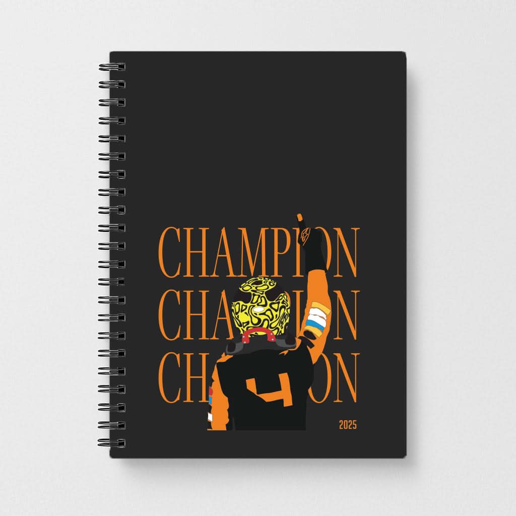 Lando Champion 2025 Notebook