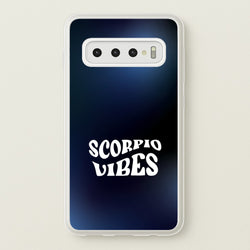 Scorpio Vibes Gradient Zodiac Galaxy S10 Case