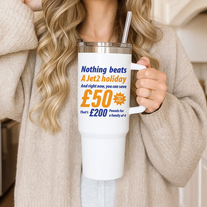 Nothing Beats A Jet Holiday Tumbler