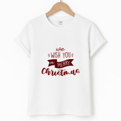 We Wish You A Merry Christmas Quote Unisex T-Shirt