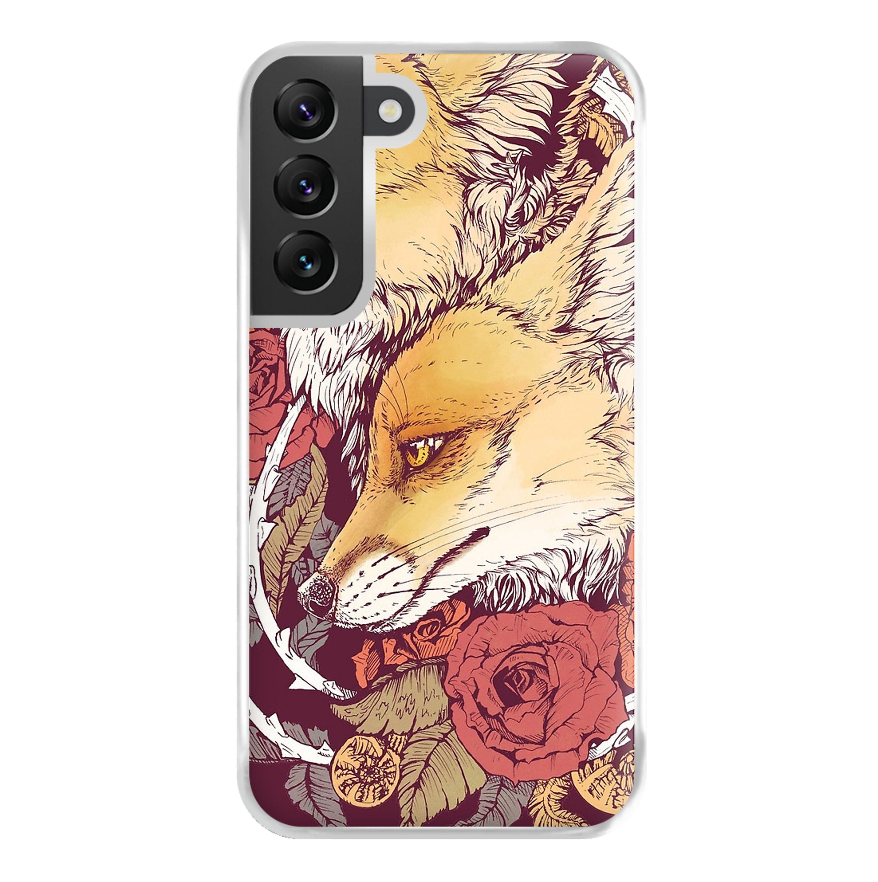 Red Fox Bloom Phone Case