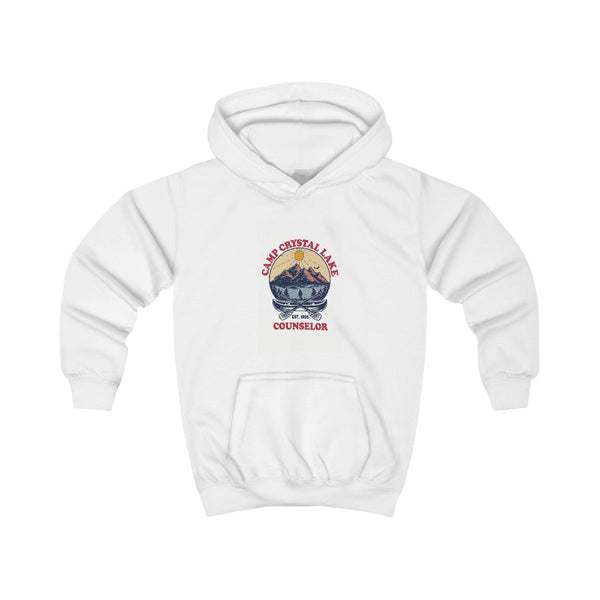 Camp Crystal Lake Kids Hoodie White Front