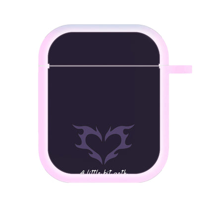 A Little Bit Goth Purple AirPods Case