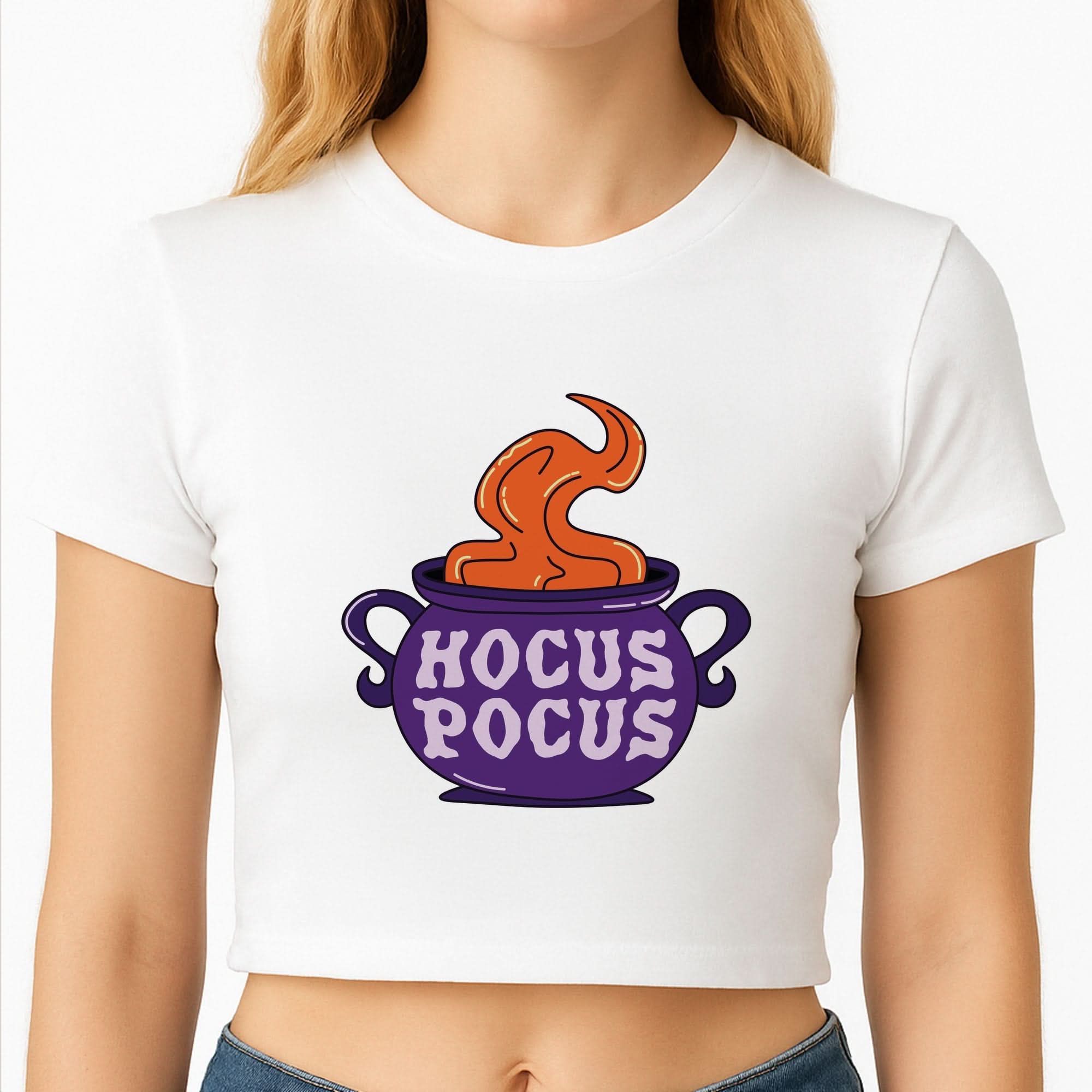 Hocus Pocus Cauldron Crop Top
