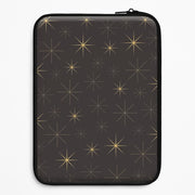 Christmas Gold Stars Pattern Laptop Sleeve 1