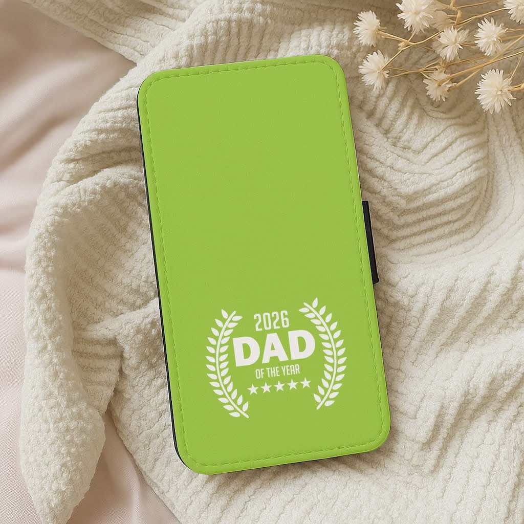 2026 Dad Rating Leather Phone Case