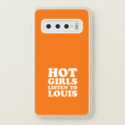 Hot Girls Listen To Louis Galaxy S10 Case
