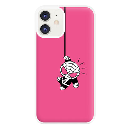 Pink Hanging Spider Hero  iPhone 11 Case