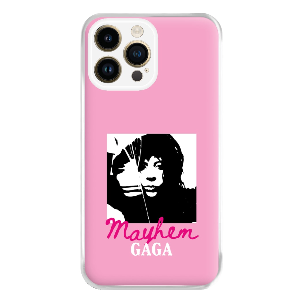 Pink Mayhem Gaga iPhone 14 Pro Case