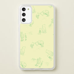 Sketched Winnie Pattern Galaxy A41 Case