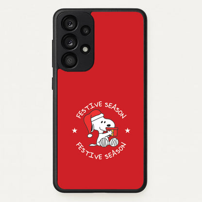 Cartoon Beagle Festive Season Galaxy A53 Case