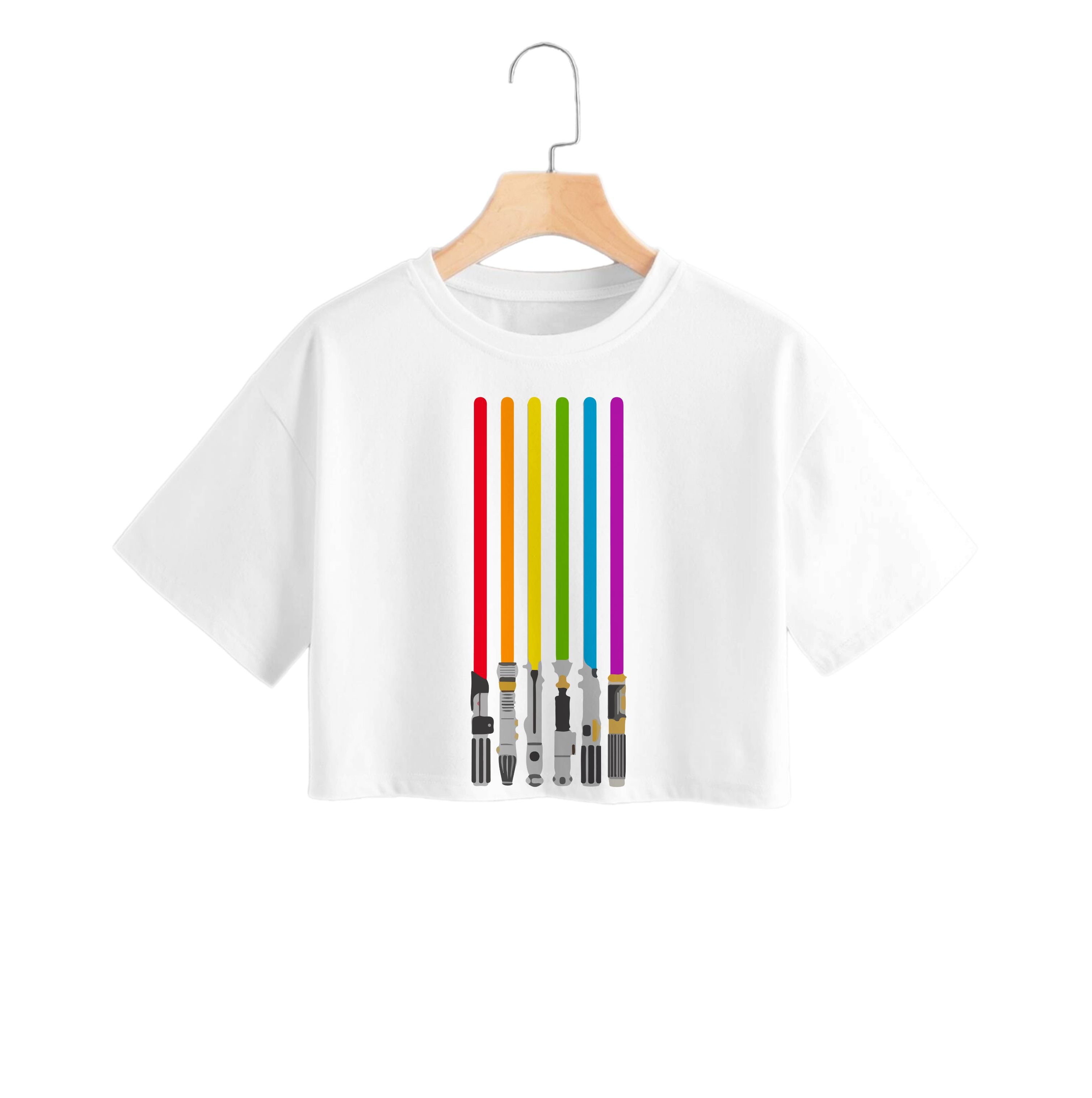 Lightsabers Crop Top