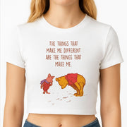 The Things That Make Me Different  Crop top 2