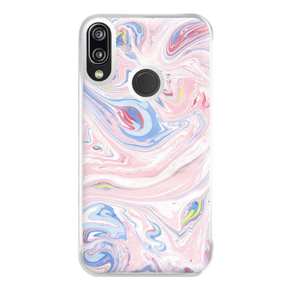 Pink Marble Swirl Phone Case