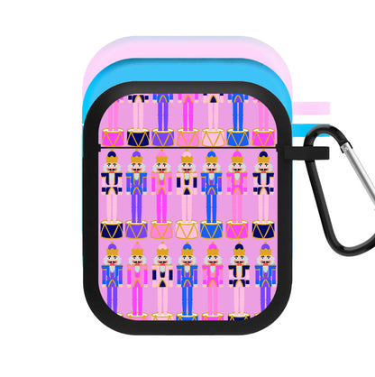 Pink Nutcracker - Christmas Patterns AirPods Case