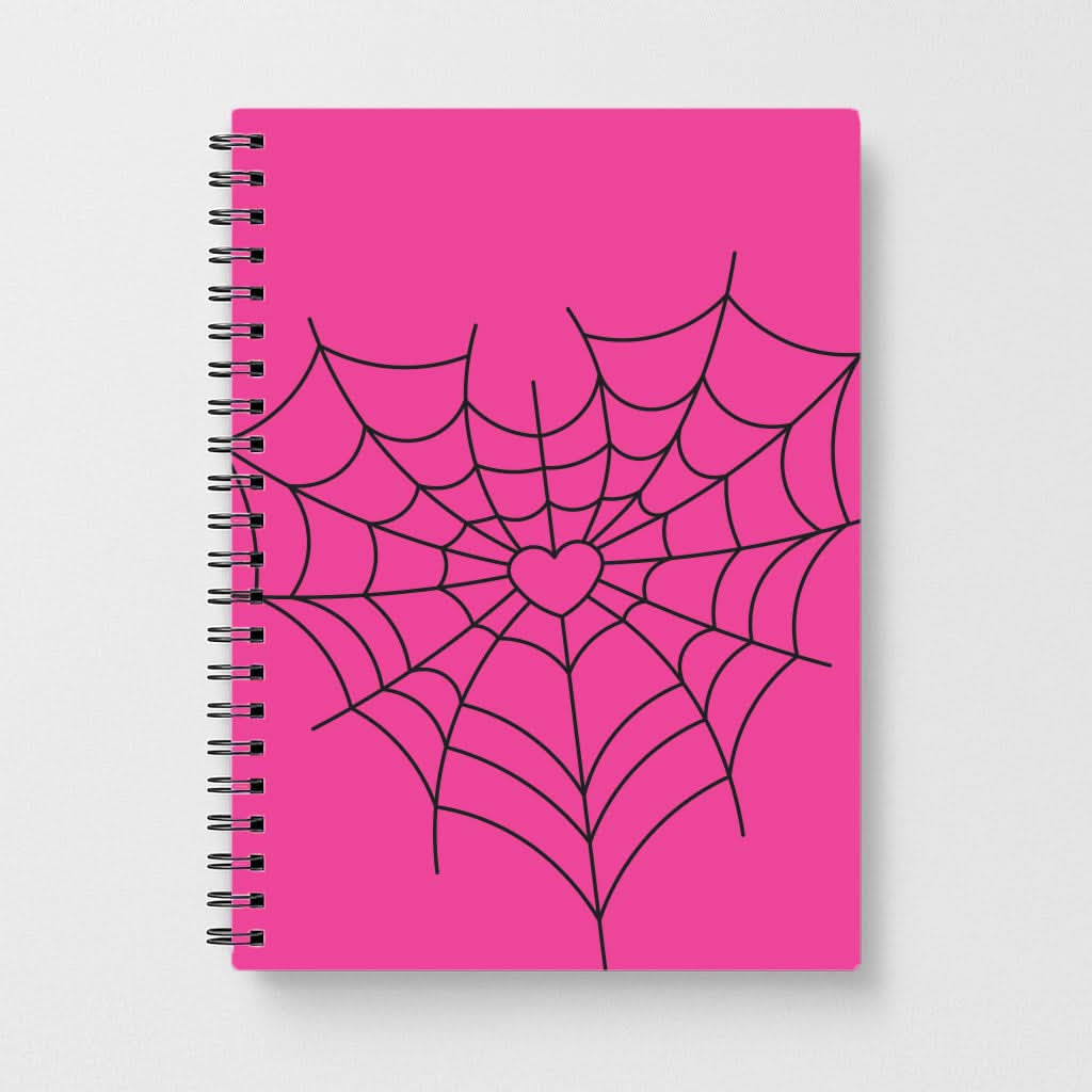 Spiderweb Hearts II Notebook
