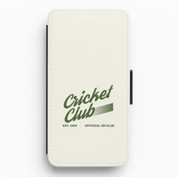 Official Cricket Club Flip / Wallet Phone Case