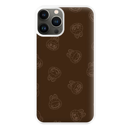 Monsters Outline Pattern I iPhone 13 Pro Max Case