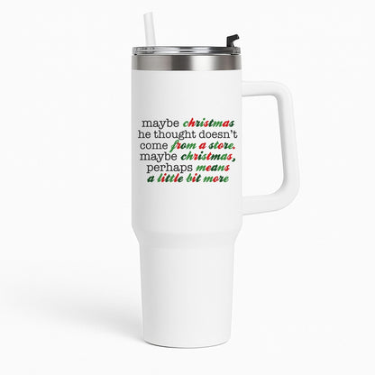Green Creature Quote Tumbler