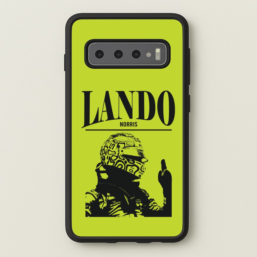 Lando Black And Green  Galaxy S10 Case