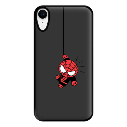 Gray Hanging Spider Hero iPhone XR Case