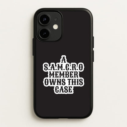 SAMCRO Member iPhone 12 / 12 Pro Case