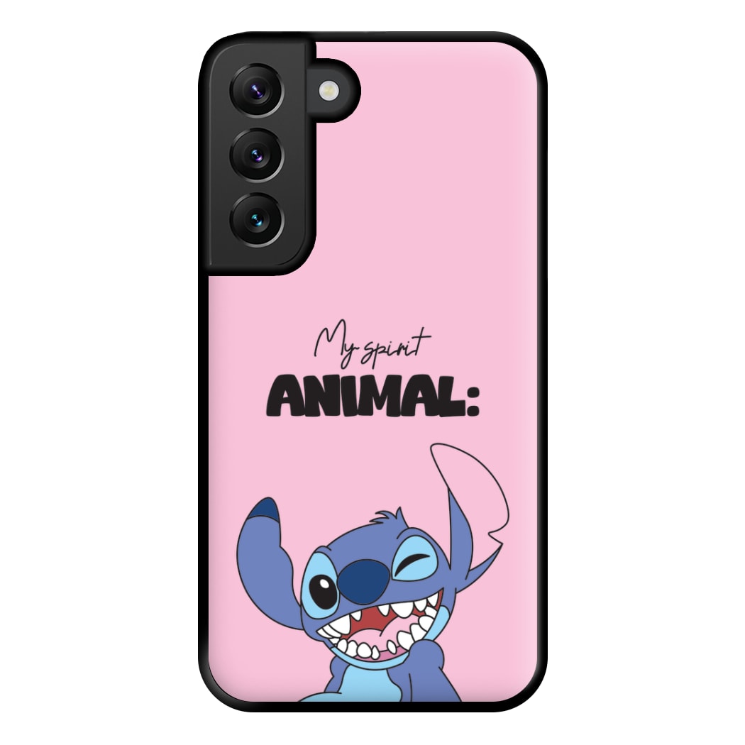 My Sprit Animal Blue Alien Galaxy S22 Plus Case