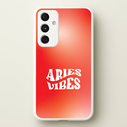 Aries Vibes Gradient Zodiac Galaxy A15 Case
