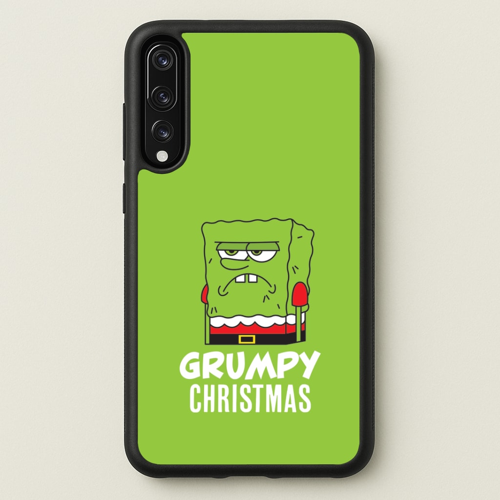 Grumpy Christmas Cartoon Sponge Huawei P20 Pro Case