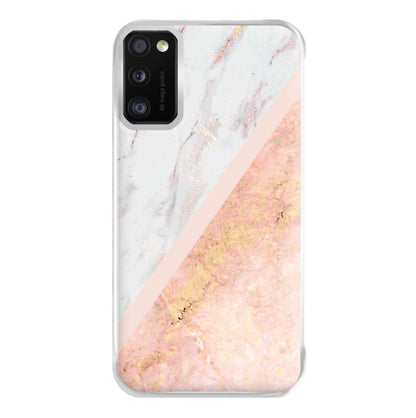 Marble and Rose Gold Phone Case