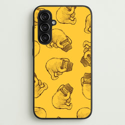 Winnie Honey Pot Pattern Galaxy S23FE Case