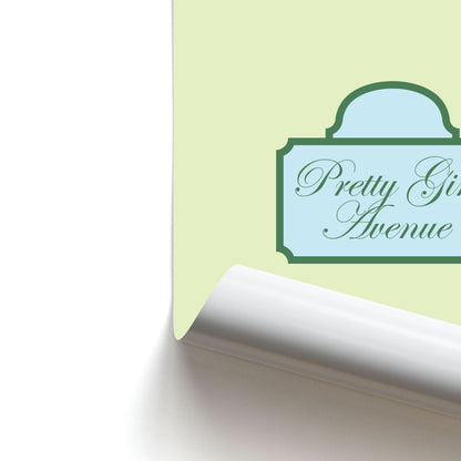 Pretty Girl Avenue Poster
