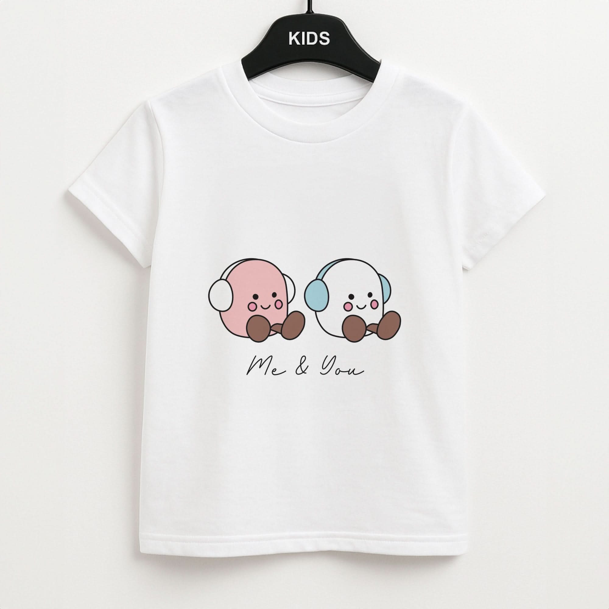 Cute Christmas Marshmellow Plushies Kids T-Shirt