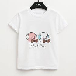 Cute Christmas Marshmellow Plushies Kids Unisex T-Shirt