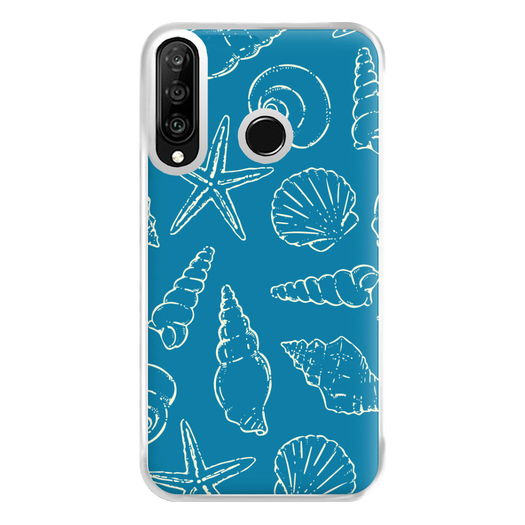 Sketched Shells Pattern Huawei P30 Lite Case